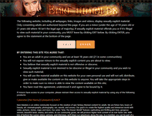 Tablet Screenshot of baremaidens.com